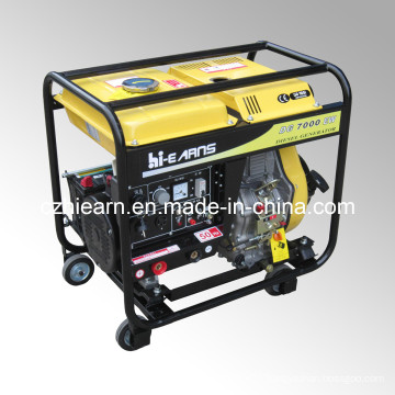 Four Wheels Diesel Welding Generator Set (DG7000EW)